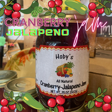 Load image into Gallery viewer, Cranberry Jalapeno Jam : Single Jar (All Natural)(20 oz. Jar)