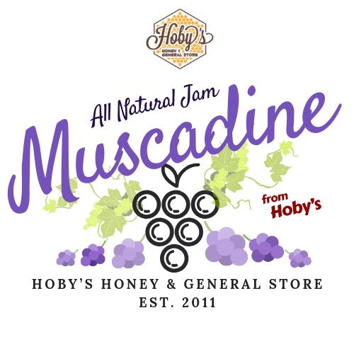 all natural muscadine jam graphic