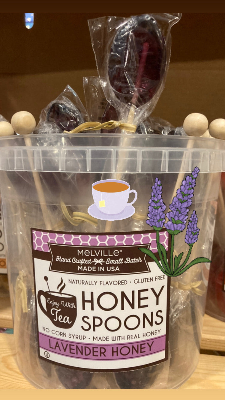 Lavender Honey Spoon