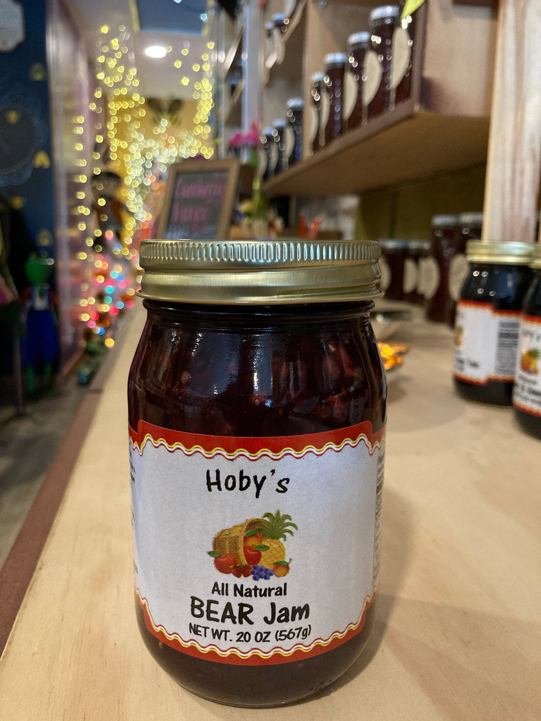 BEAR Jam (blackberry elderberry apple raspberry): Single Jar (All Natural)(20 oz. Jar)