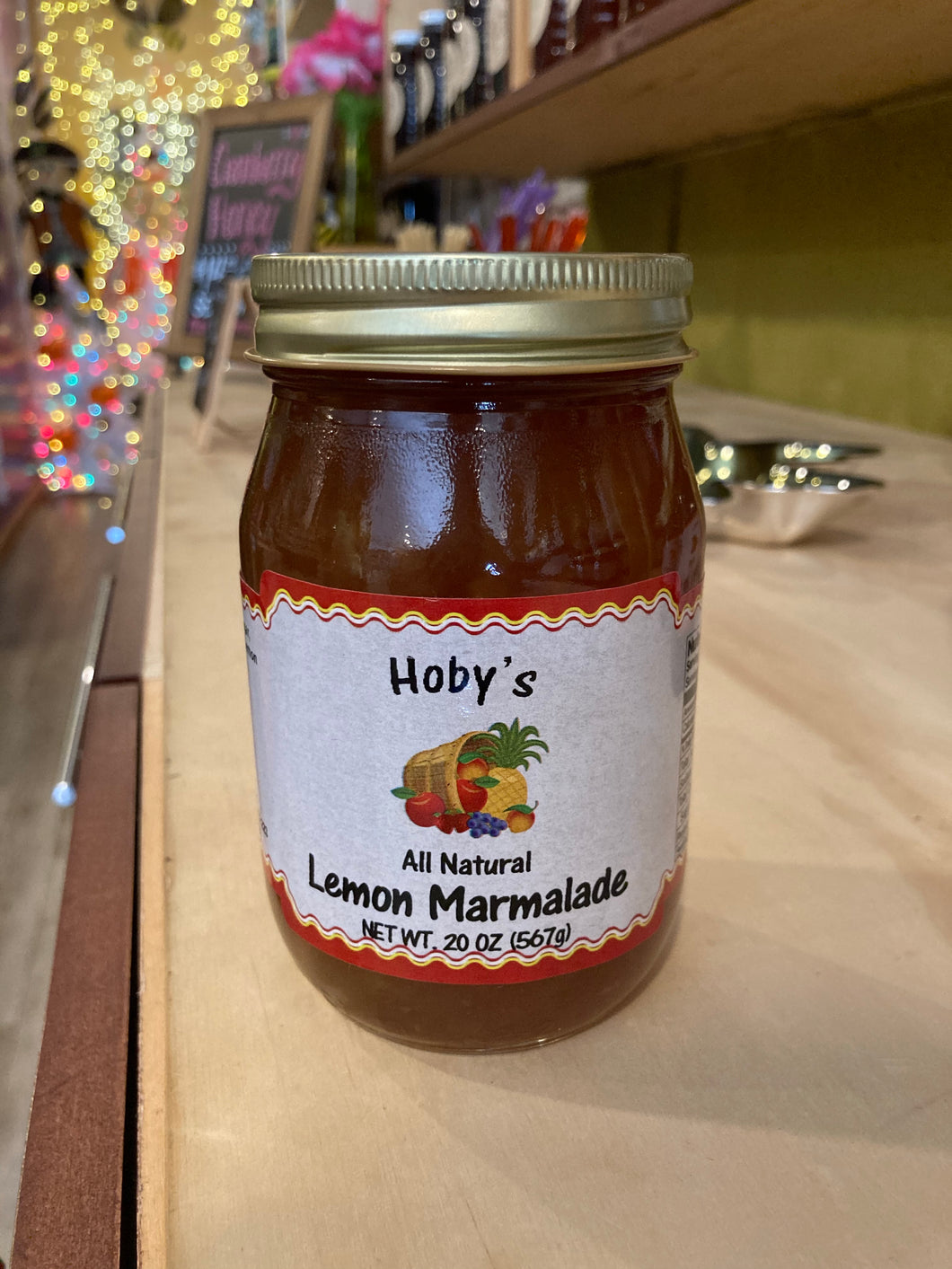Lemon Marmalade Jam : Single Jar :- (All Natural)(20 oz. Jar)