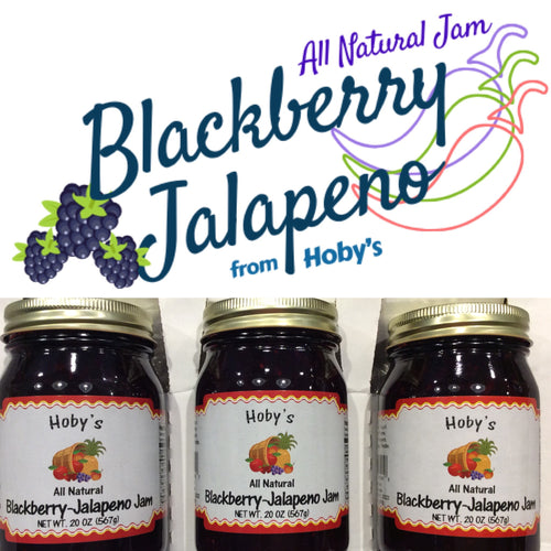 blackberry jalapeno jam 3 pack with graphic