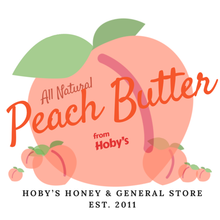 Load image into Gallery viewer, all natural peach butter graphic