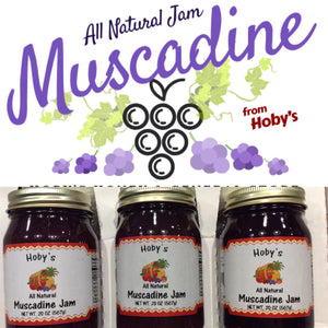 all natural muscadine jam 3 pack gift box
