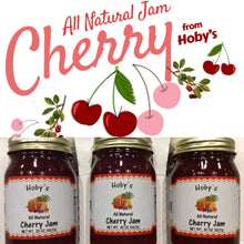 Load image into Gallery viewer, all natural cherry jam 3 pack with graphic