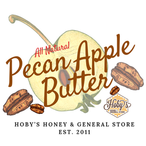all natural pecan apple butter graphic