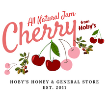 Load image into Gallery viewer, all natural cherry jam graphic