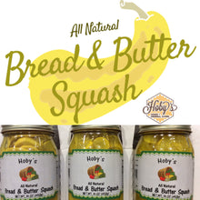 Load image into Gallery viewer, Bread &amp; Butter Squash 3-Pack  (All Natural) (16oz. jars)