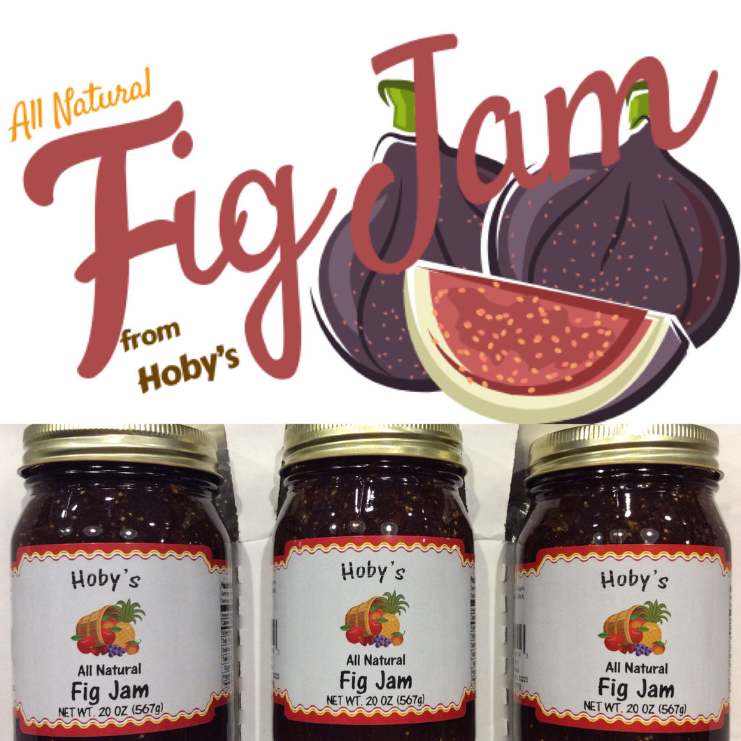 all natural fig jam 3 pack with graphic