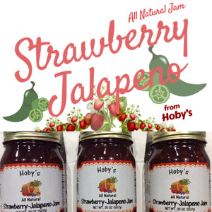 Strawberry Jalapeno Jam 3-Pack  (All Natural) (20oz. jars)
