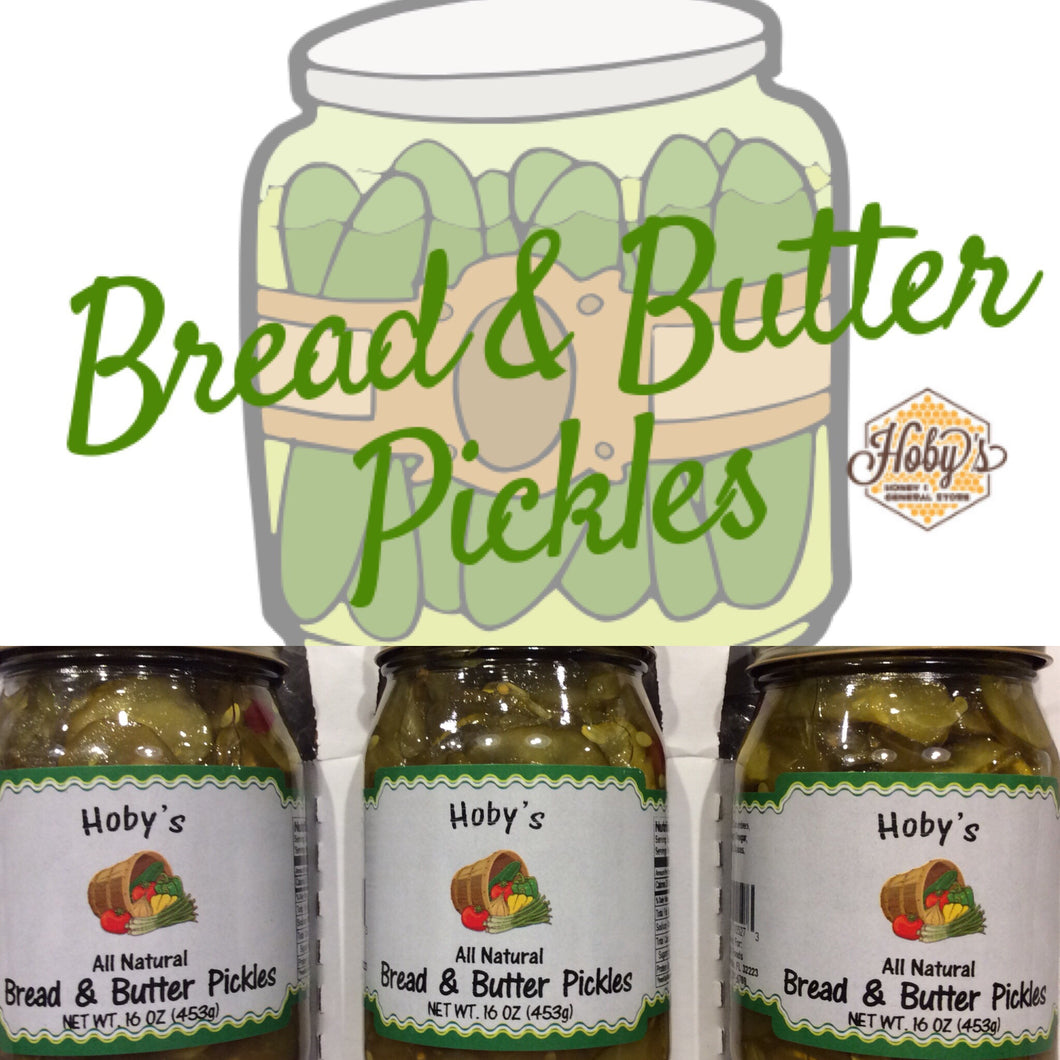 bread and butter pickles 3 pack and graphic