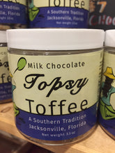Load image into Gallery viewer, small 3.5 oz milk chocolate almond toffee bark